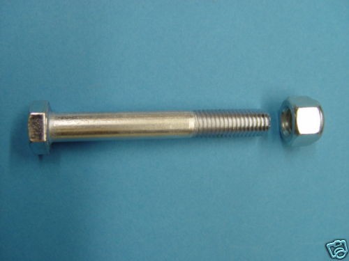 Schraube Sechskantschraube M12 x 90 mm Güte 10.9 DIN 931 für Zugkugelkupplung inkl. Mutter L1290