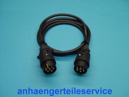 Überbrückungs-Verlängeruns-Kabel 7 Polig Stecker / Stecker 1 m Neu L0316