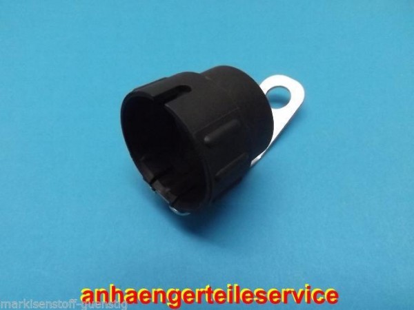 Parksteckdose Farbe schwarz für 7 + 13 Poligen Stecker Adapter Halter L0019