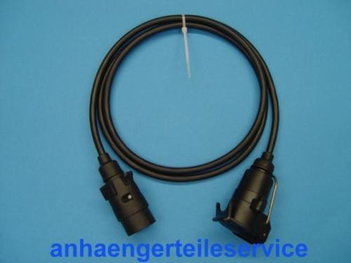 Verlängerung Kabel 7 Polig Stecker/Kupplung 0,5m Neu L03081