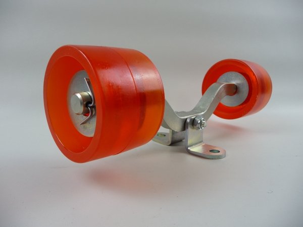 Stoltz Sliprollen Bootsauflage Kielrolle Rolle aus Polyurethan Farbe Orange Wippe L3075K