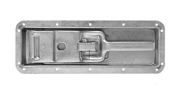 Drehstangenverschluss Verschlusmuldel Einbauverschlussteil Stahl, verzinkt L627110