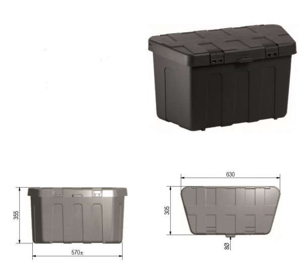 Deichselbox Deichselkasten Werkzeugkasten Anhängerkasten für Deichsel  L234322001, Wamaat GmbH
