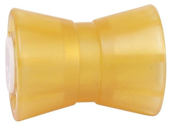 Sliprolle Bootsauflage Kielrolle Bugrolle aus Polyvinyl Farbe gelb 133mm 1064038