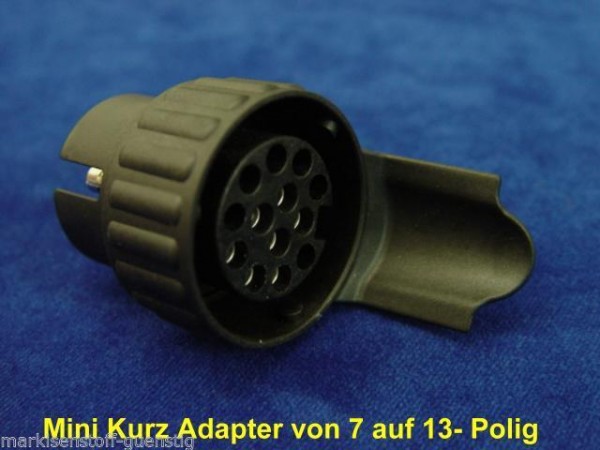 Mini Adapter 7 auf 13 Polig für Anhänger Trailer L1552