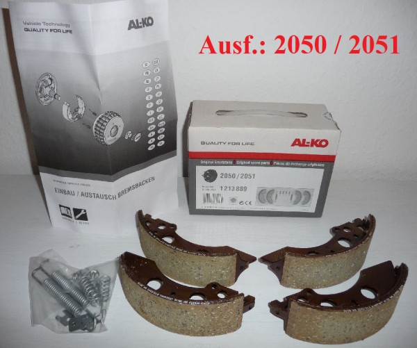 Original Bremsbacken Bremsbelege Kit AL-KO Bremsen 2050/2051 200x50mm 140113